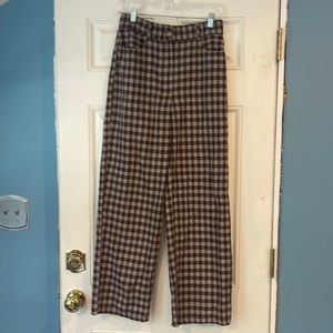Shein Plaid Print Pants